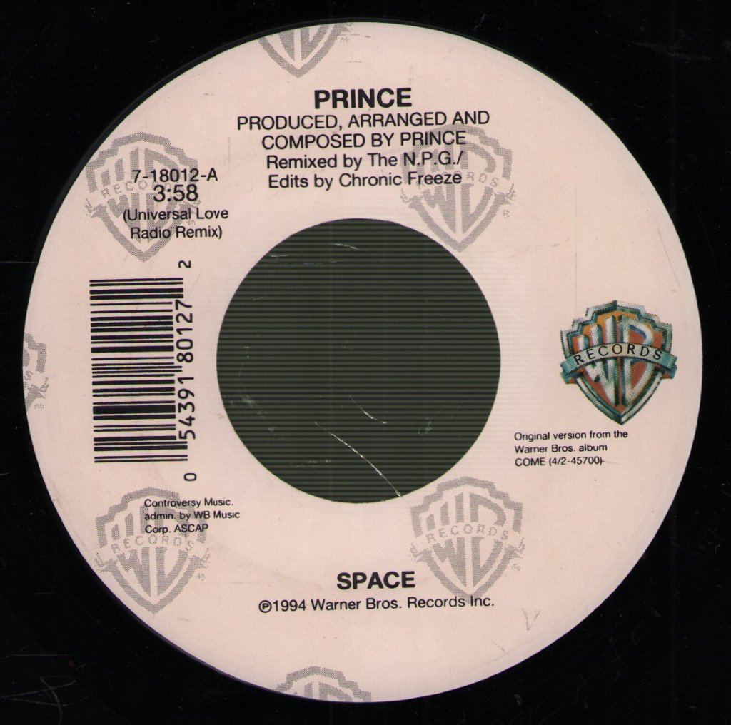 Prince - Space - 7 Inch