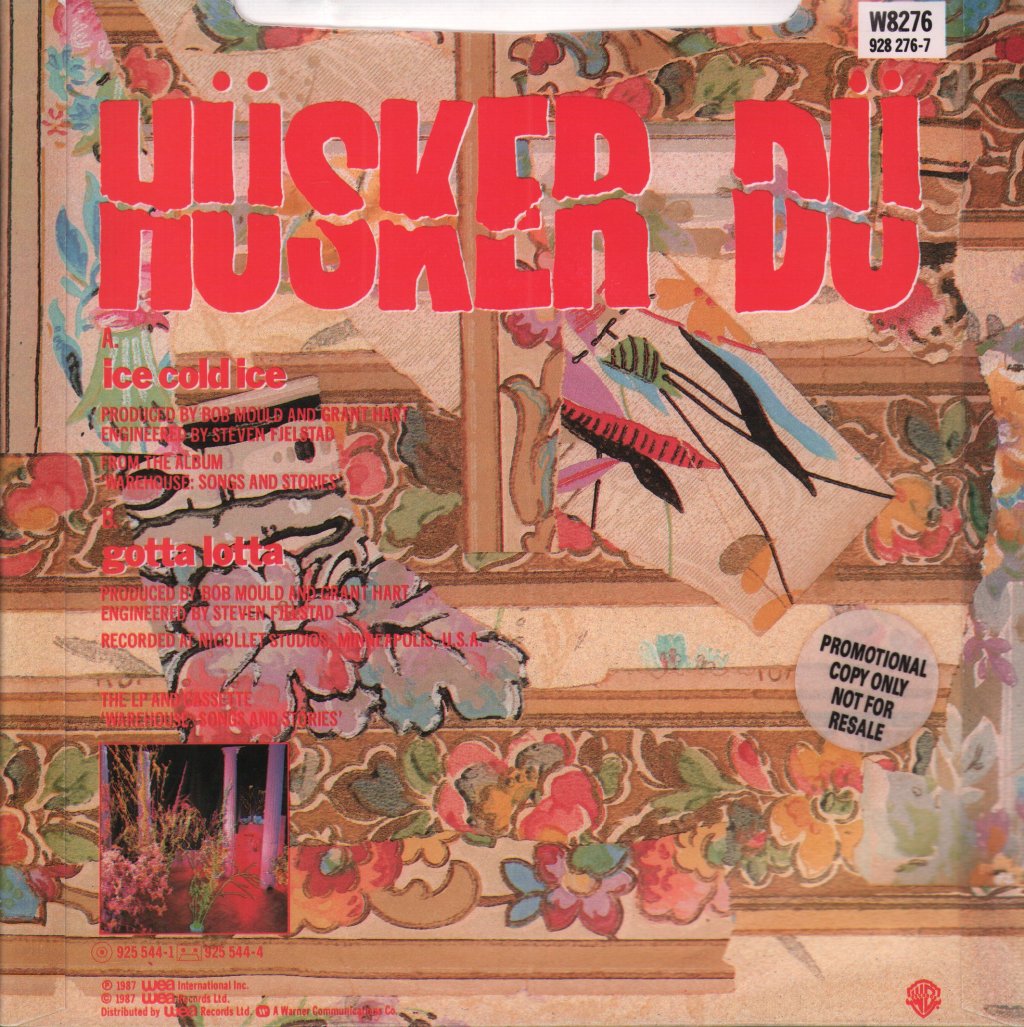 Hüsker Dü - Ice Cold Ice - 7 Inch