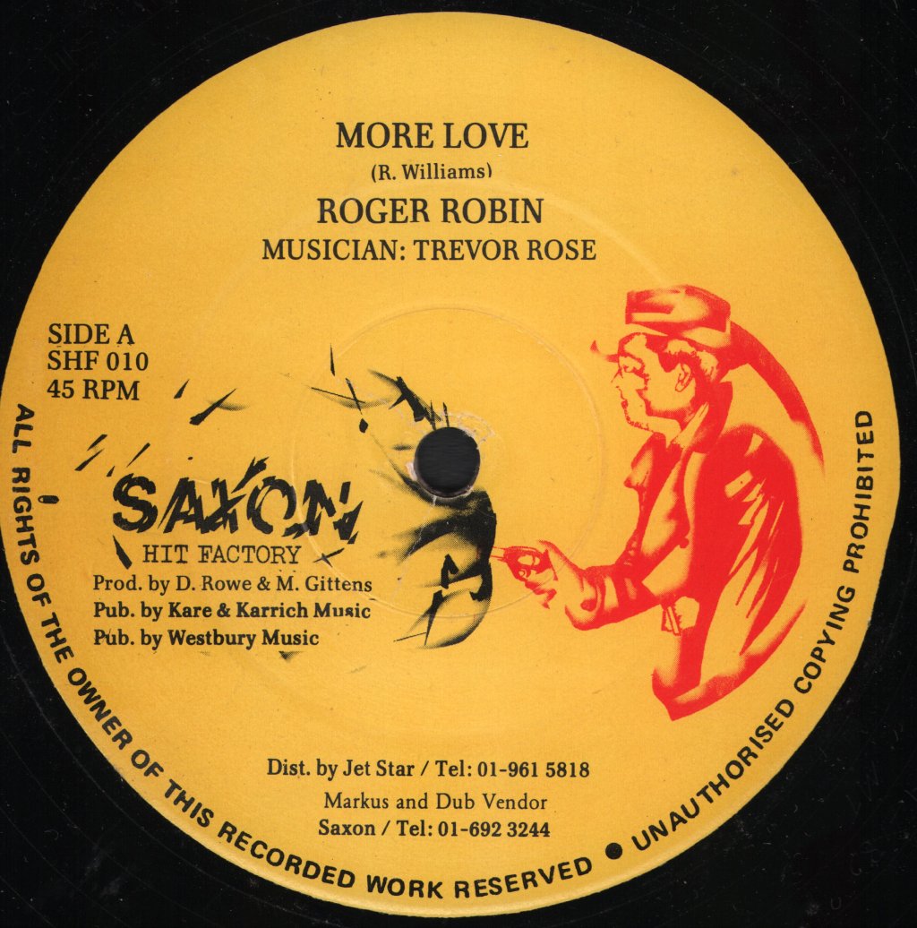 Roger Robin - More Love - 12 Inch