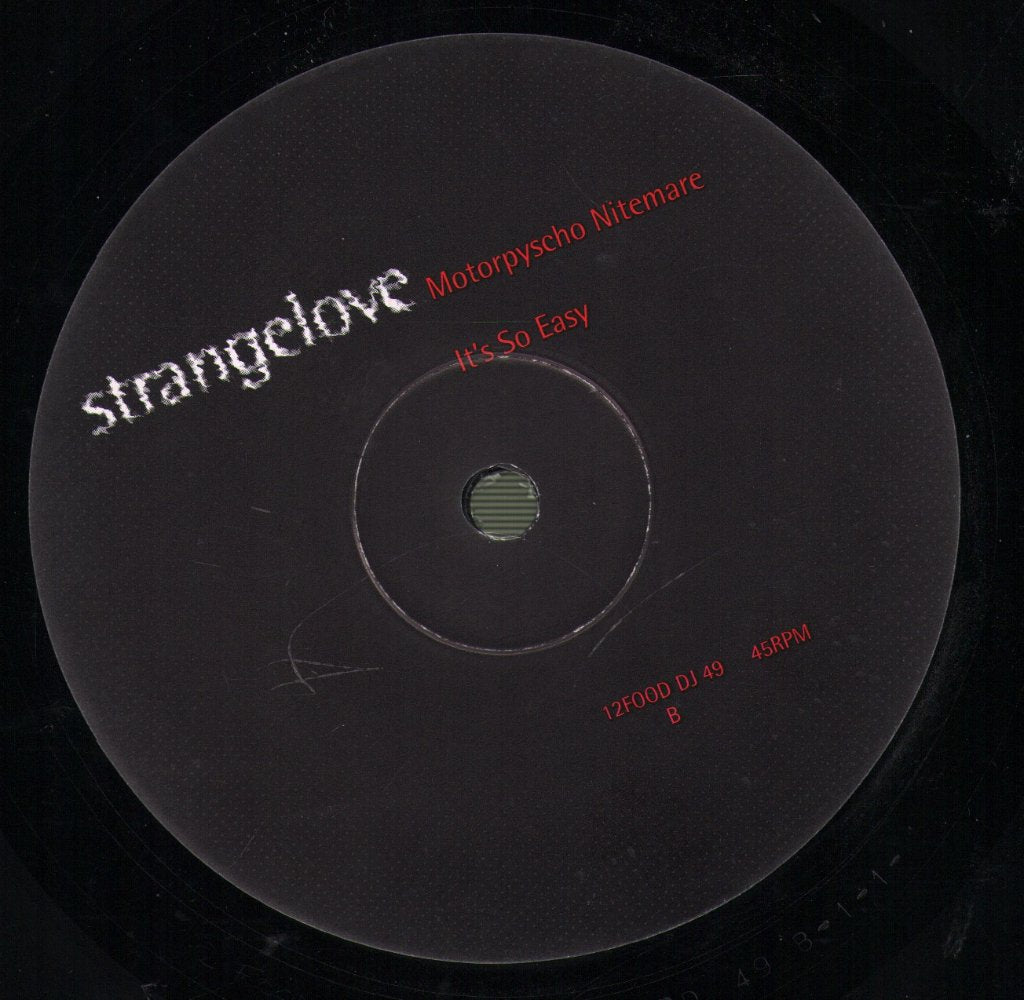 Strangelove - Time For The Rest Of Your Life - 12 Inch