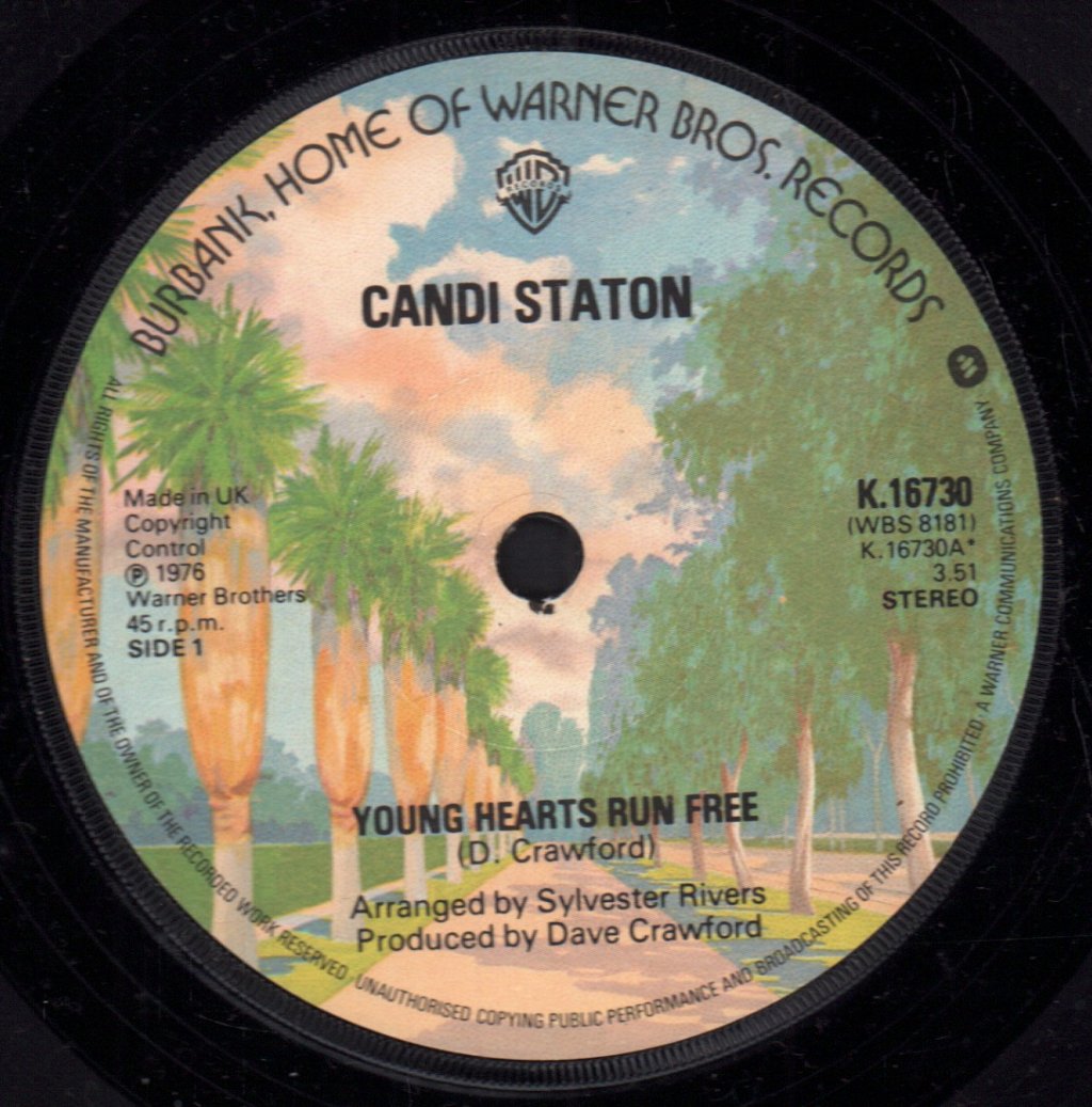 Candi Staton - Young Hearts Run Free - 7 Inch