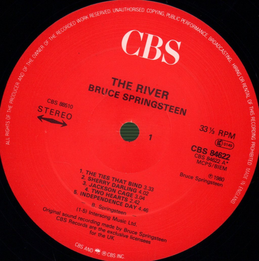 Bruce Springsteen - River - Double Lp