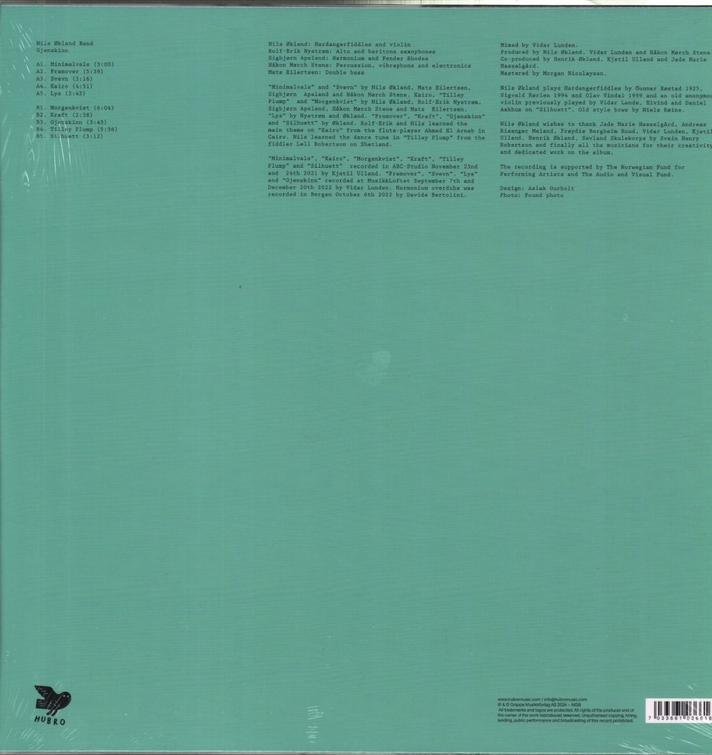 Nils Økland Band - Gjenskinn - Lp
