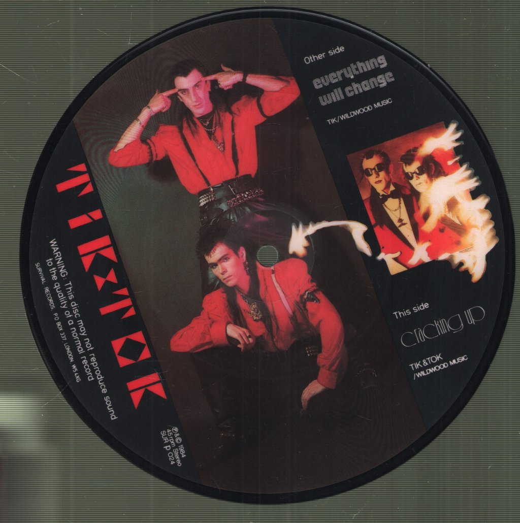 Tik And Tok - Everything Will Change - 7 Inch