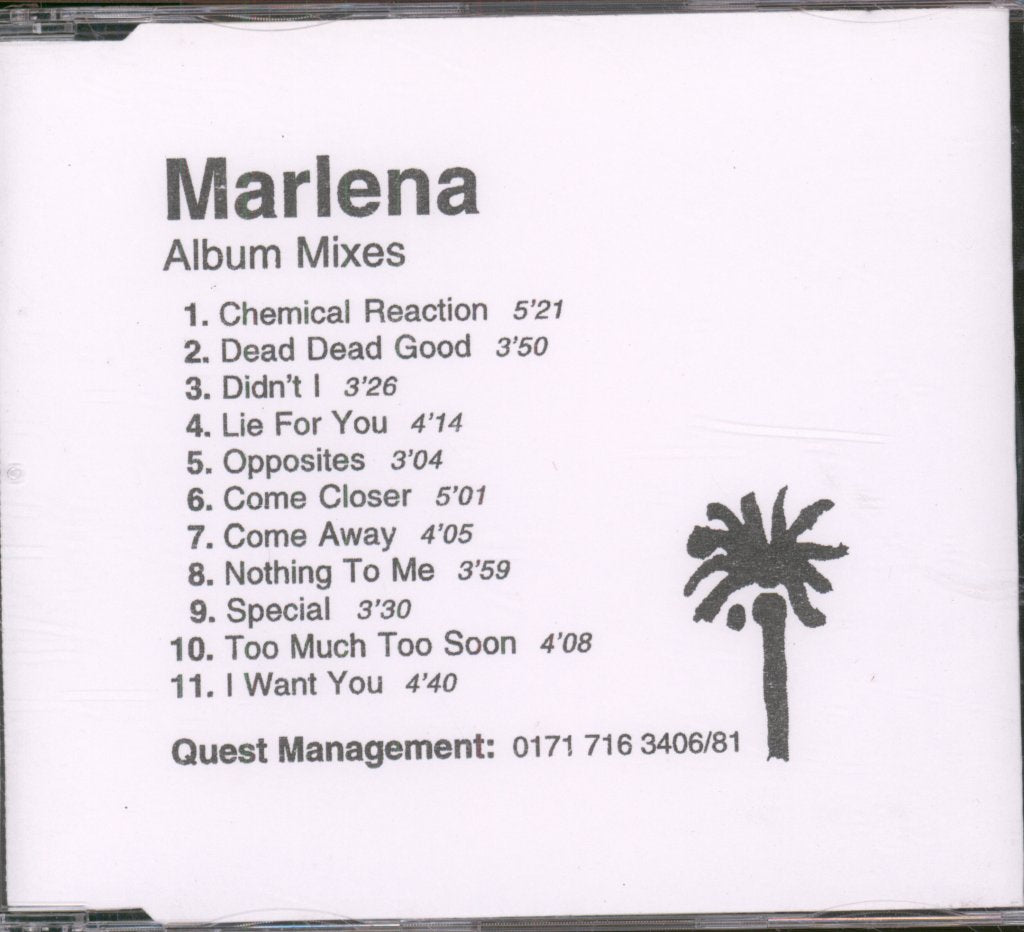 Marlena - Album Mixes - Cdr