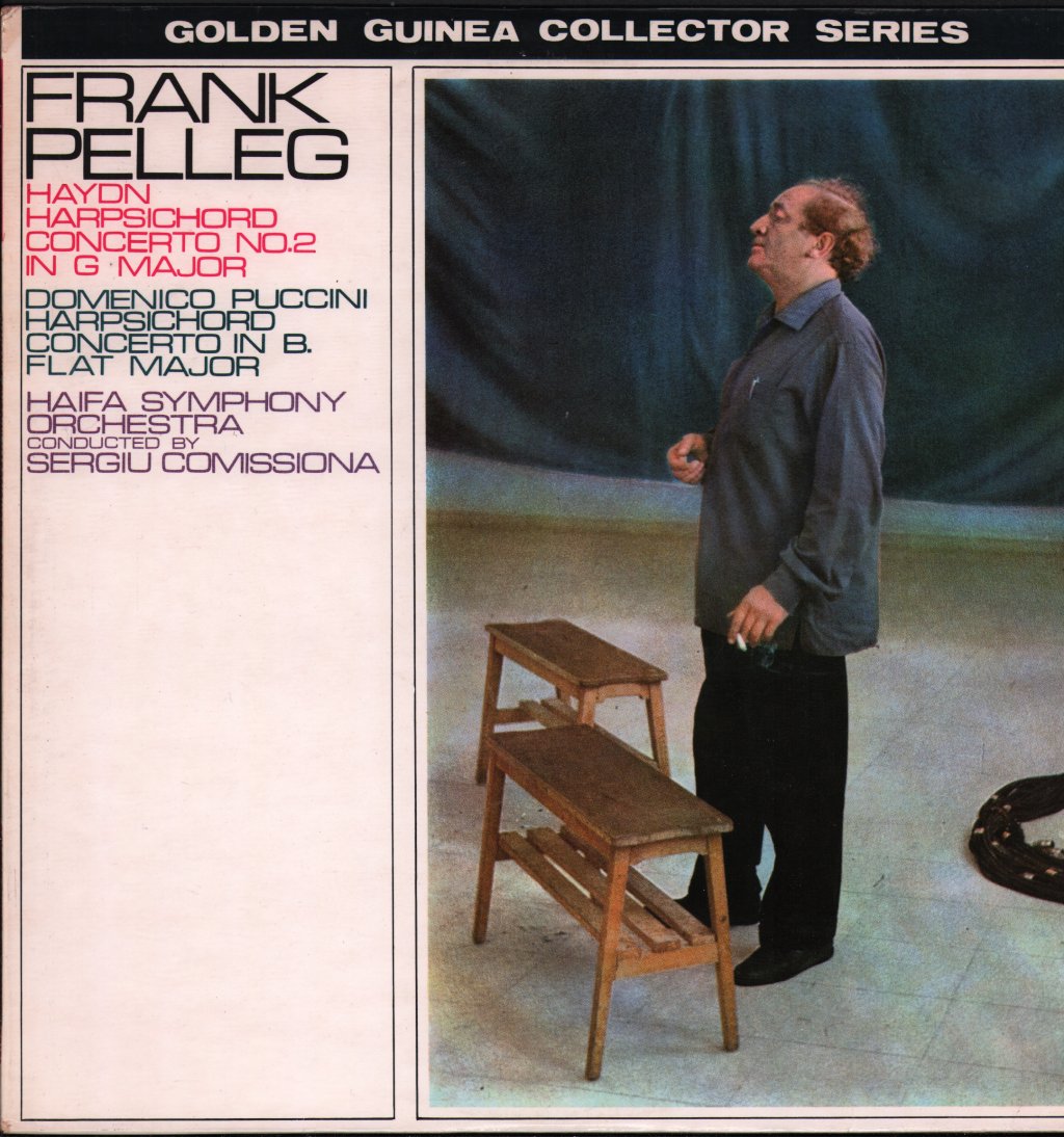 Frank Pelleg / Haifa Symphony Orchestra / Sergiu Comissiona - Haydn - Harpsichord Concerto No. 2 In G Major / Domenico Puccini - Harpsichord Concerto In B Flat Major - Lp