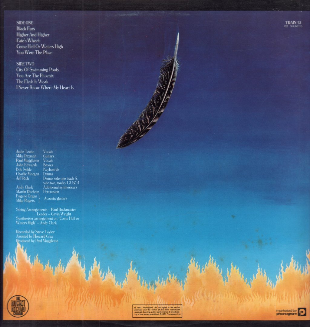 Judie Tzuke - I Am The Phoenix - Lp