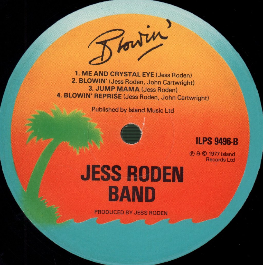 Jess Roden Band - Blowin' - Lp