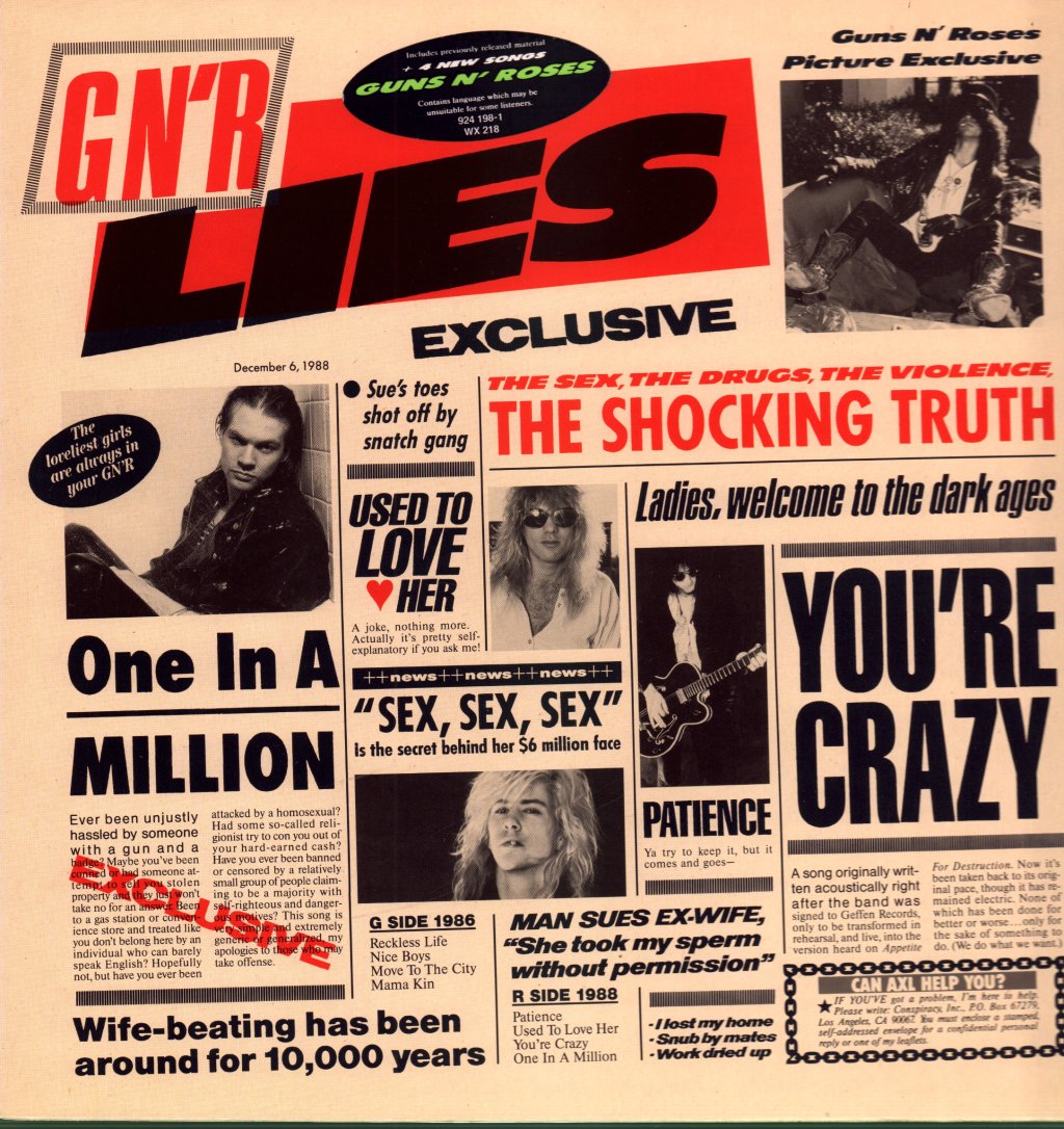 Guns N Roses - Lies - Lp