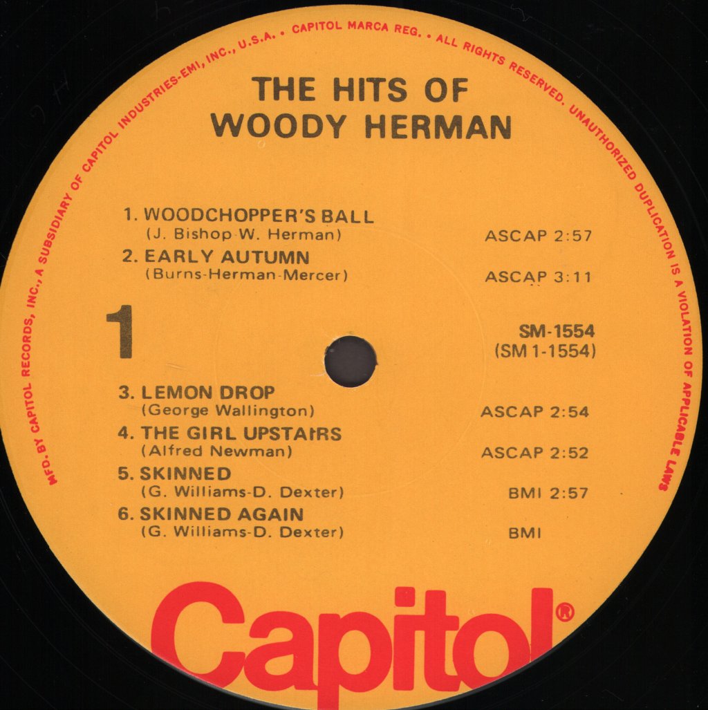 Woody Herman - Hits Of Woody Herman - Lp