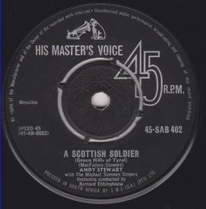 Andy Stewart - A Scottish Soldier - 7 Inch