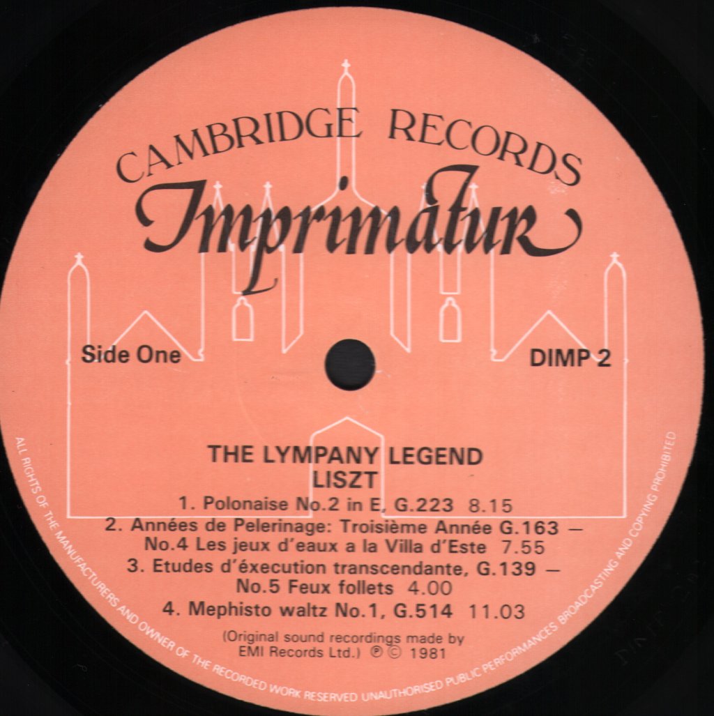 Moura Lympany - Lympany Legend - Double Lp