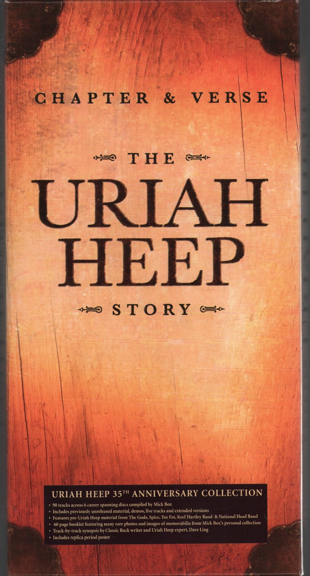 Uriah Heep - Chapter & Verse - The Uriah Heep Story - Cd Box Set