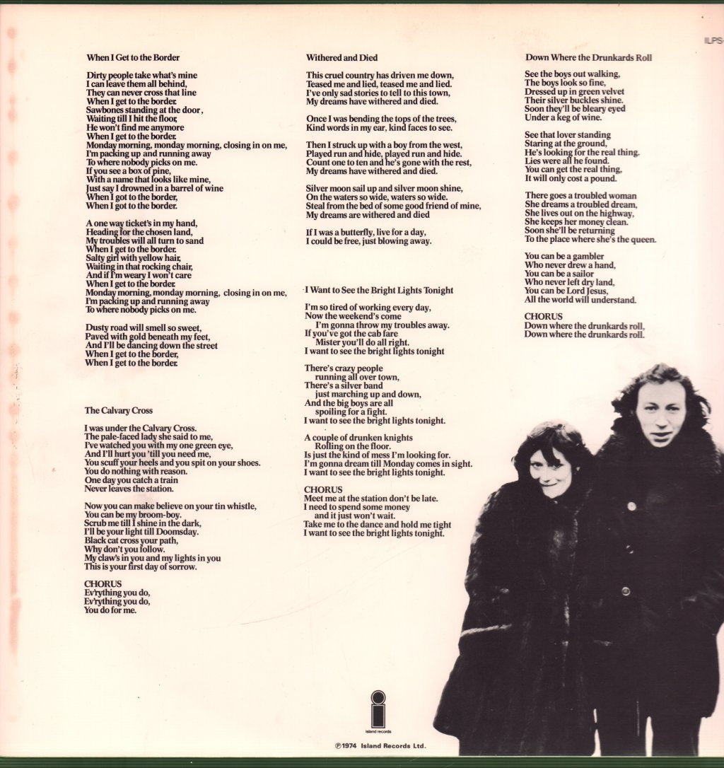 Richard & Linda Thompson - I Want To See The Bright Lights Tonight - Lp