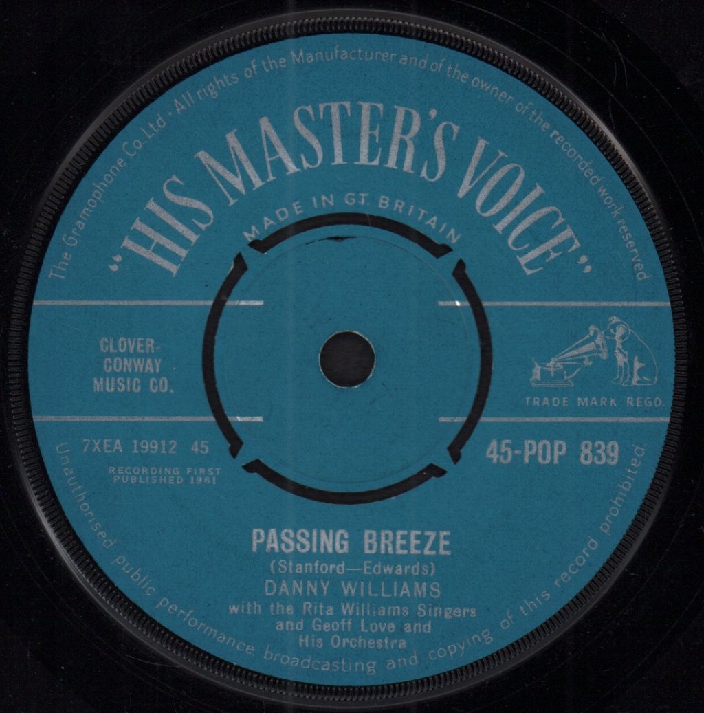 Danny Williams - We Will Never Be As Young As This Again - 7 Inch