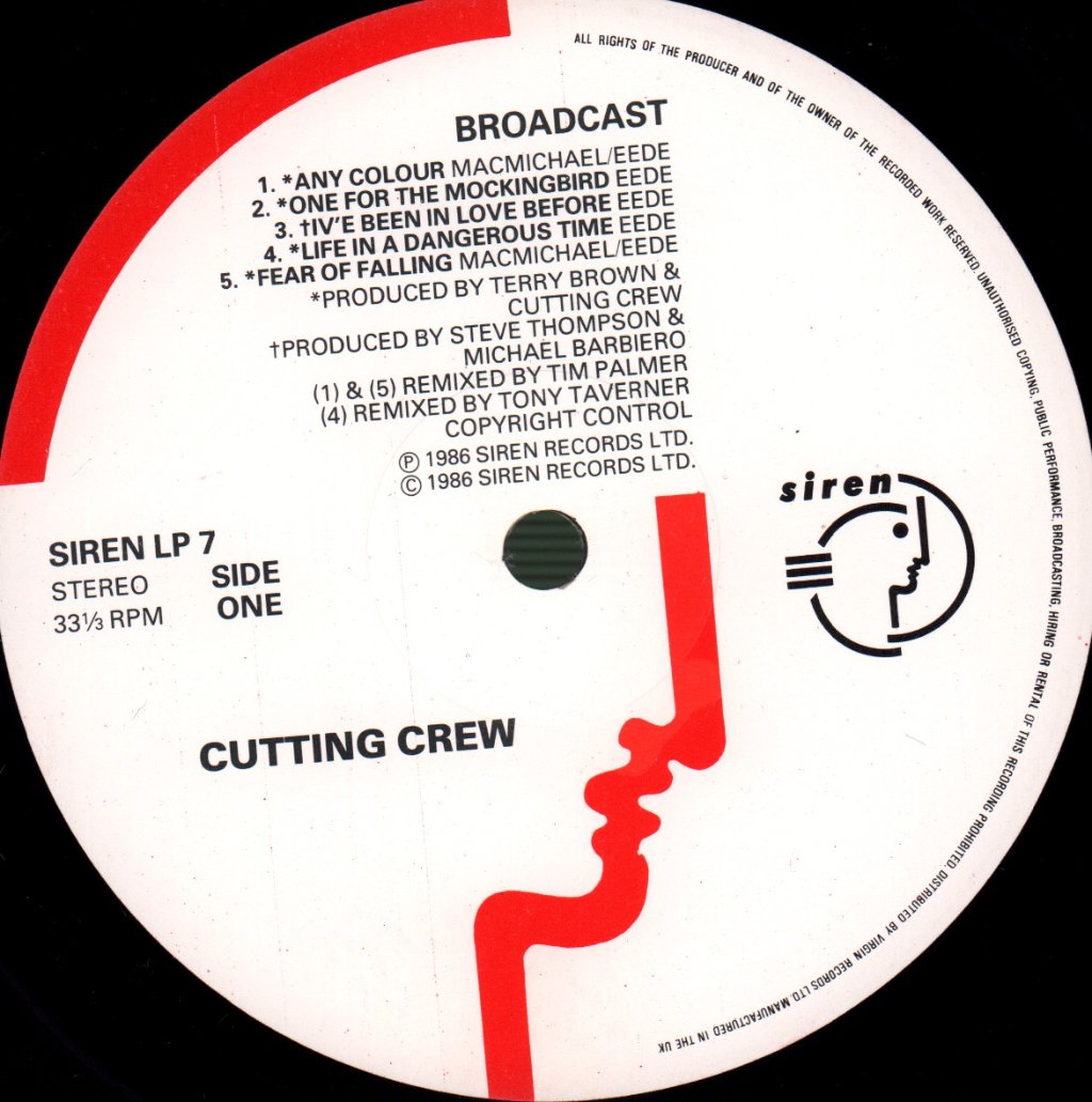 Cutting Crew - Broadcast - Lp