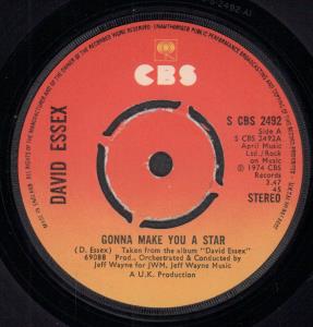 David Essex - Gonna Make You A Star - 7 Inch
