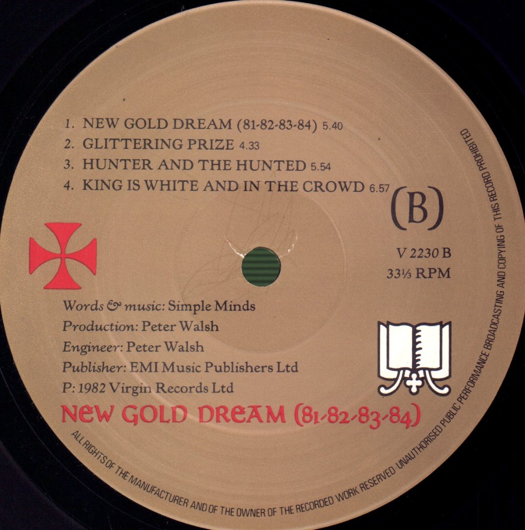 Simple Minds - New Gold Dream - Lp