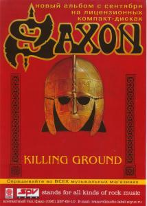 Saxon/Kreator - Killing Ground/Violent Revolution - Flyer