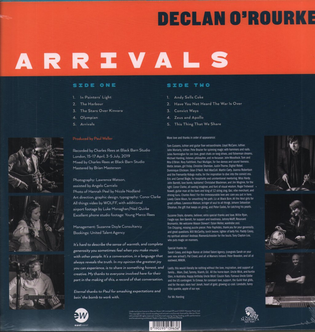 Declan O'rourke - Arrivals - Lp