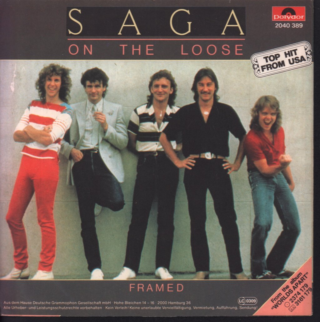 Saga (Rock Group) - On The Loose - 7 Inch