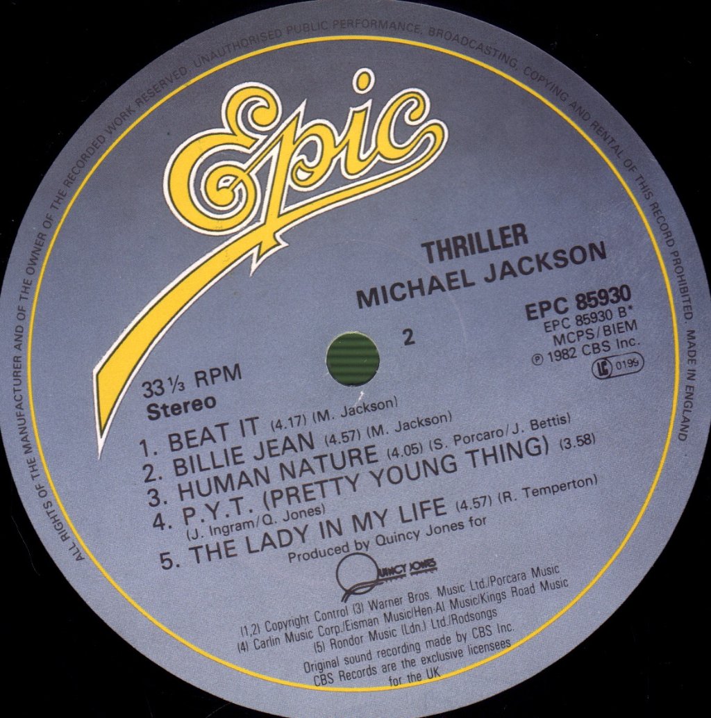 Michael Jackson - Thriller - Lp