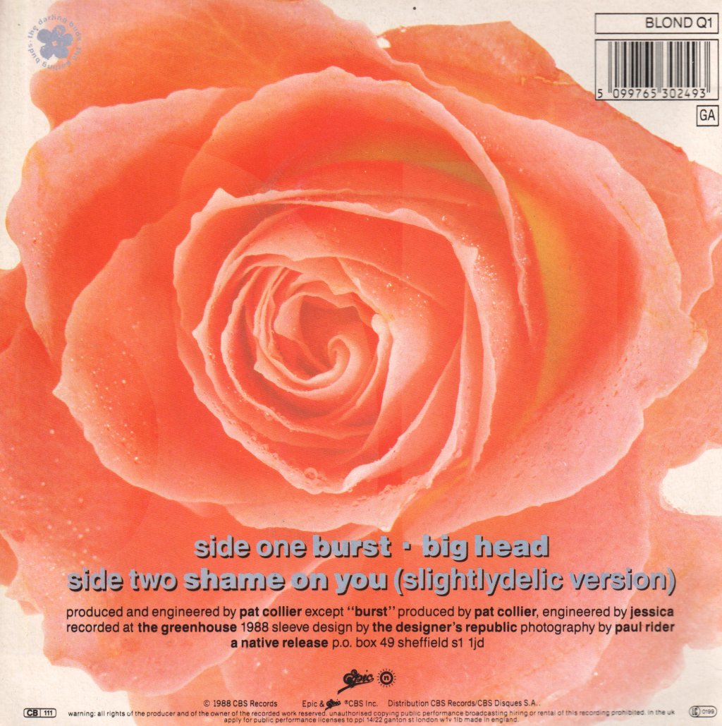 Darling Buds - Burst - 7 Inch