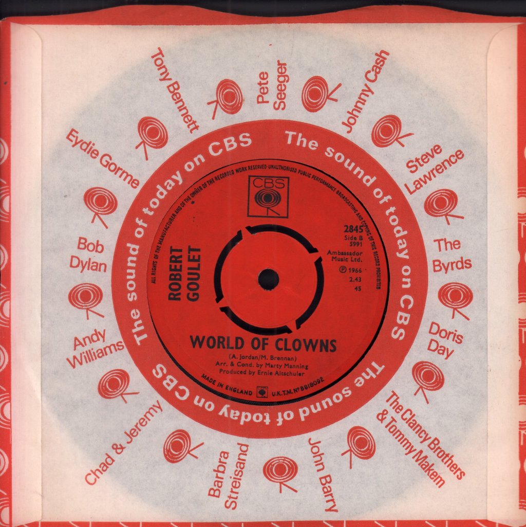 Robert Goulet - My Love Forgive Me - 7 Inch