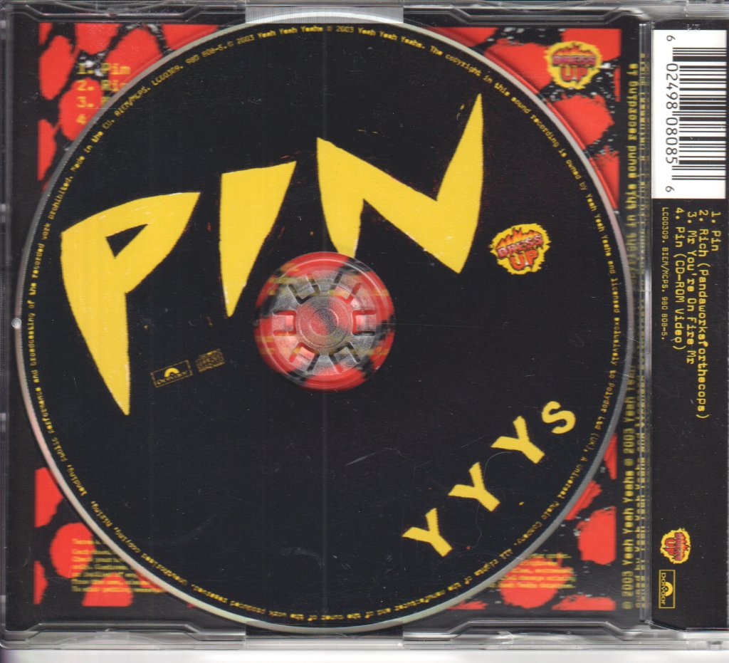 Yeah Yeah Yeahs - Pin - Cd
