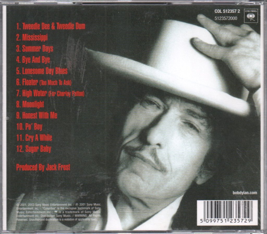 Bob Dylan - "Love And Theft" - Cd