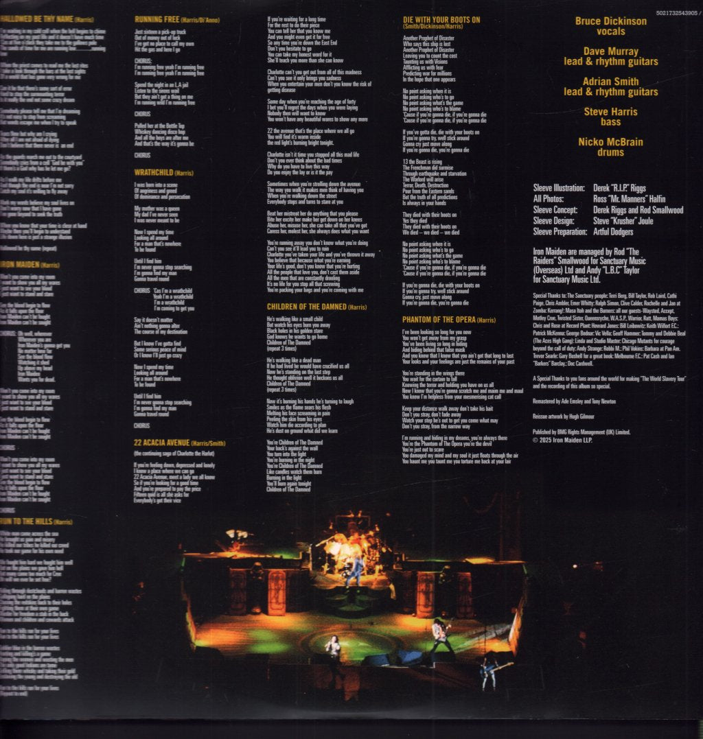 Iron Maiden - Live After Death - Double Lp