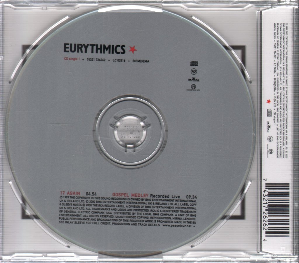Eurythmics - 17 Again - Cd