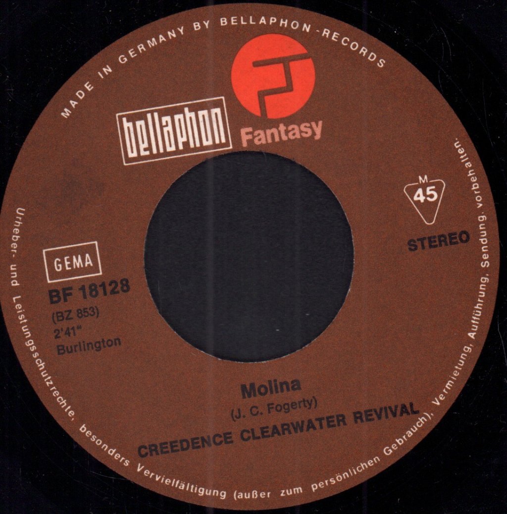 Creedence Clearwater Revival - Molina - 7 Inch