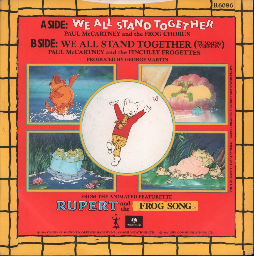 Paul McCartney - We All Stand Together - 7 Inch