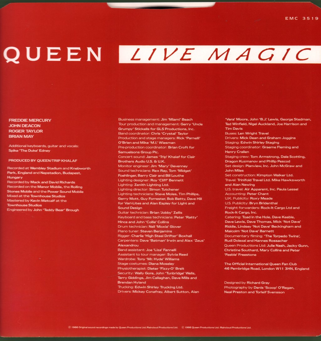 Queen - Live Magic - Lp