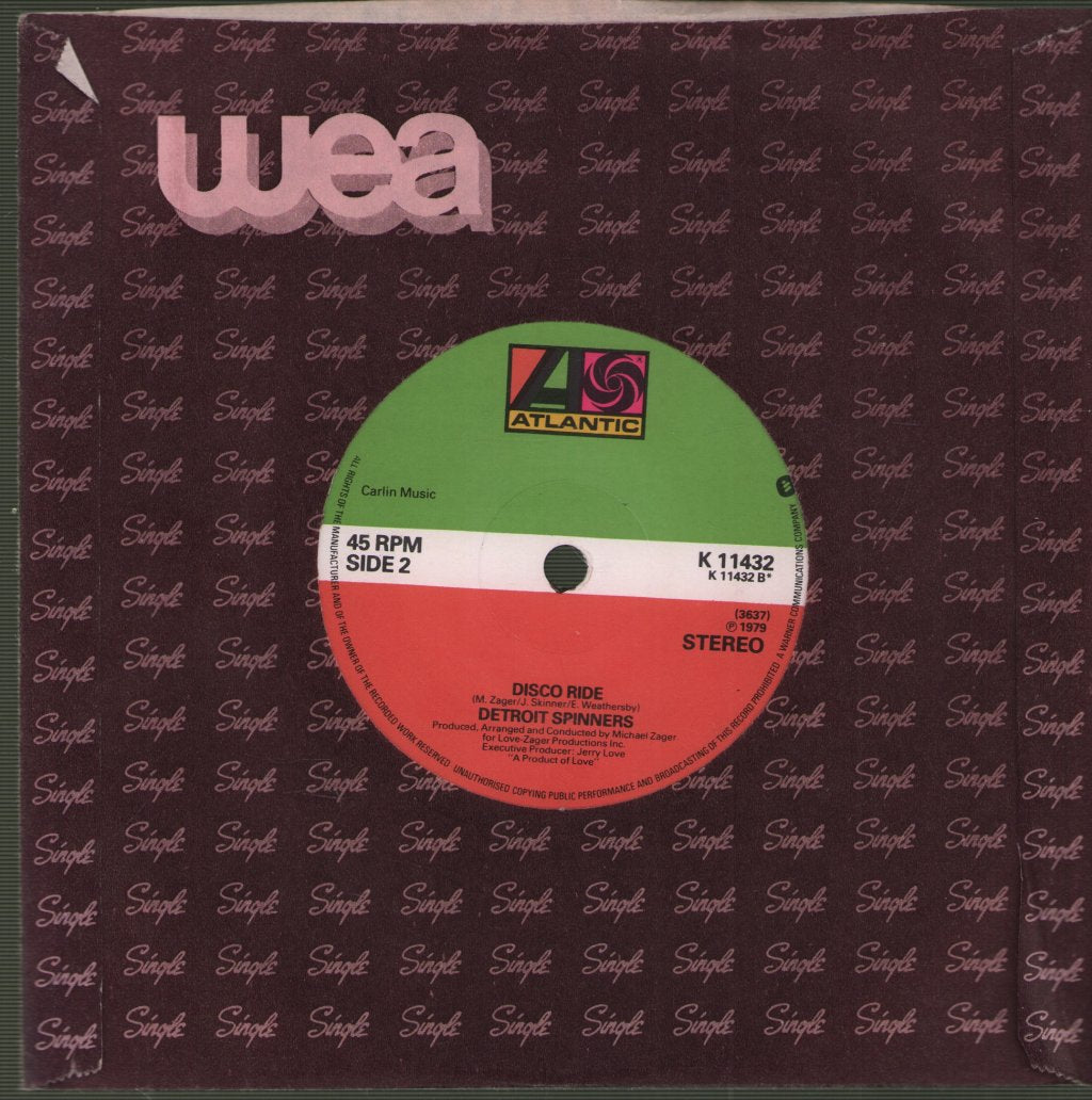 Detroit Spinners - Working My Way Back To You - 7 Inch