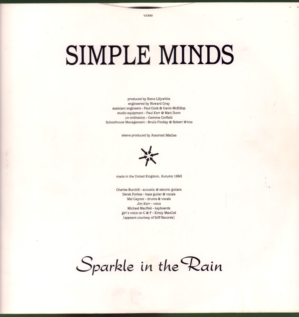 Simple Minds - Sparkle In The Rain - Lp