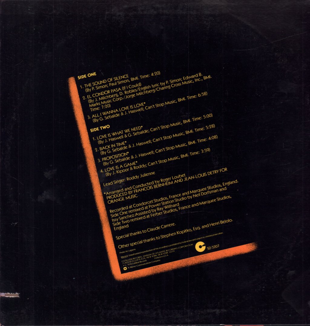 Back In Time - Back In Time - Lp