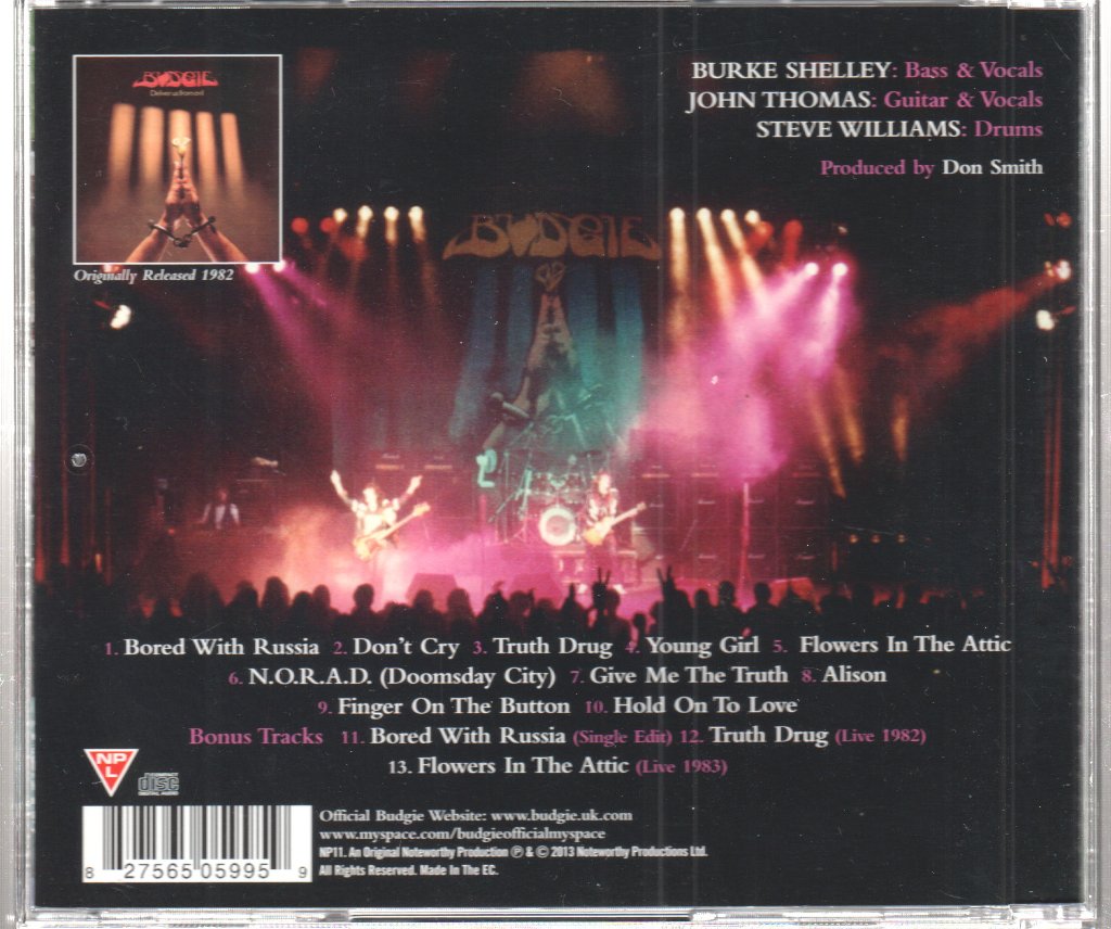 Budgie - Deliver Us From Evil - Cd