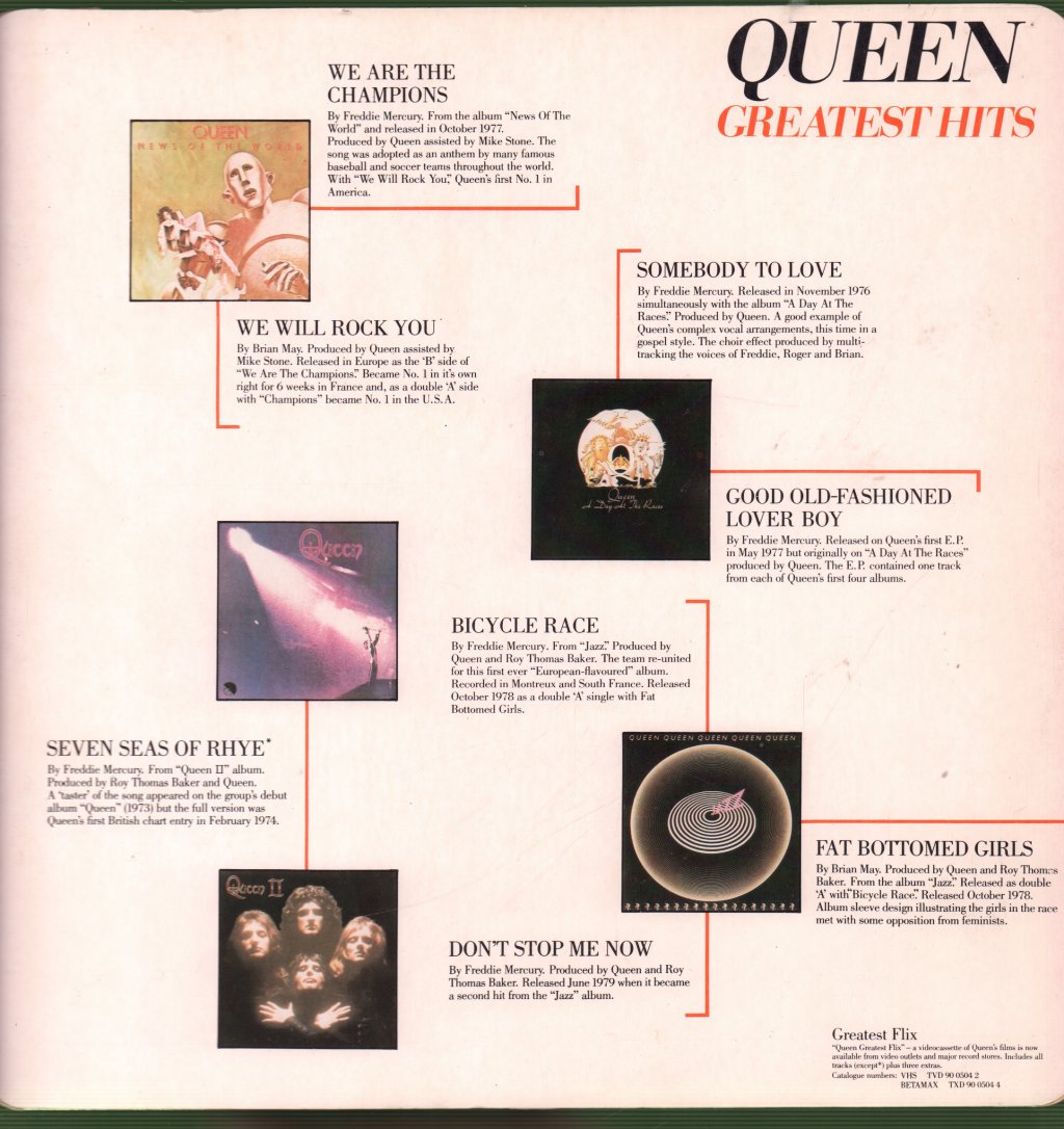 Queen - Greatest Hits - Lp
