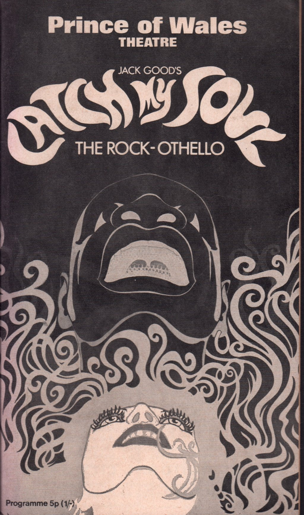Jack Good's Catch My Soul - prince of wales theatre 1970 - Concert Programme