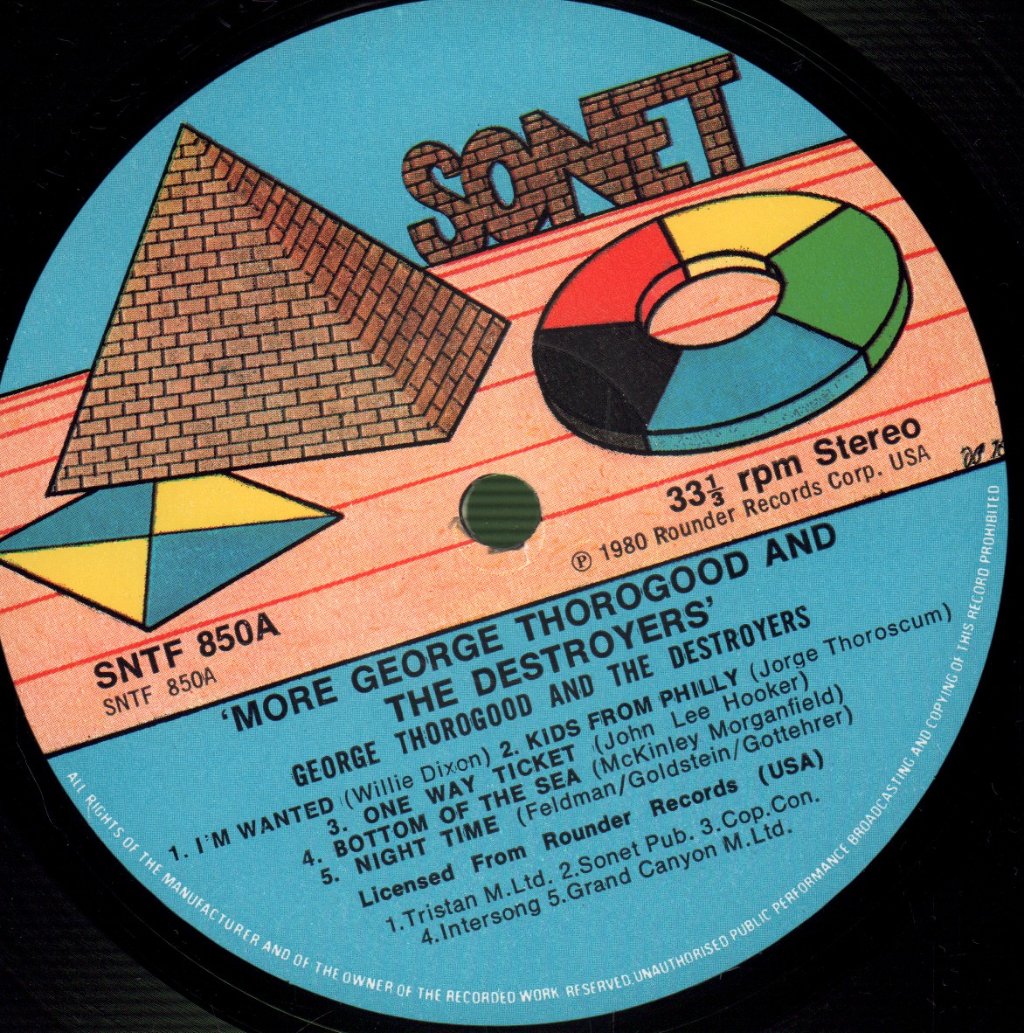 George Thorogood And The Destroyers - More George Thorogood And The Destroyers - Lp