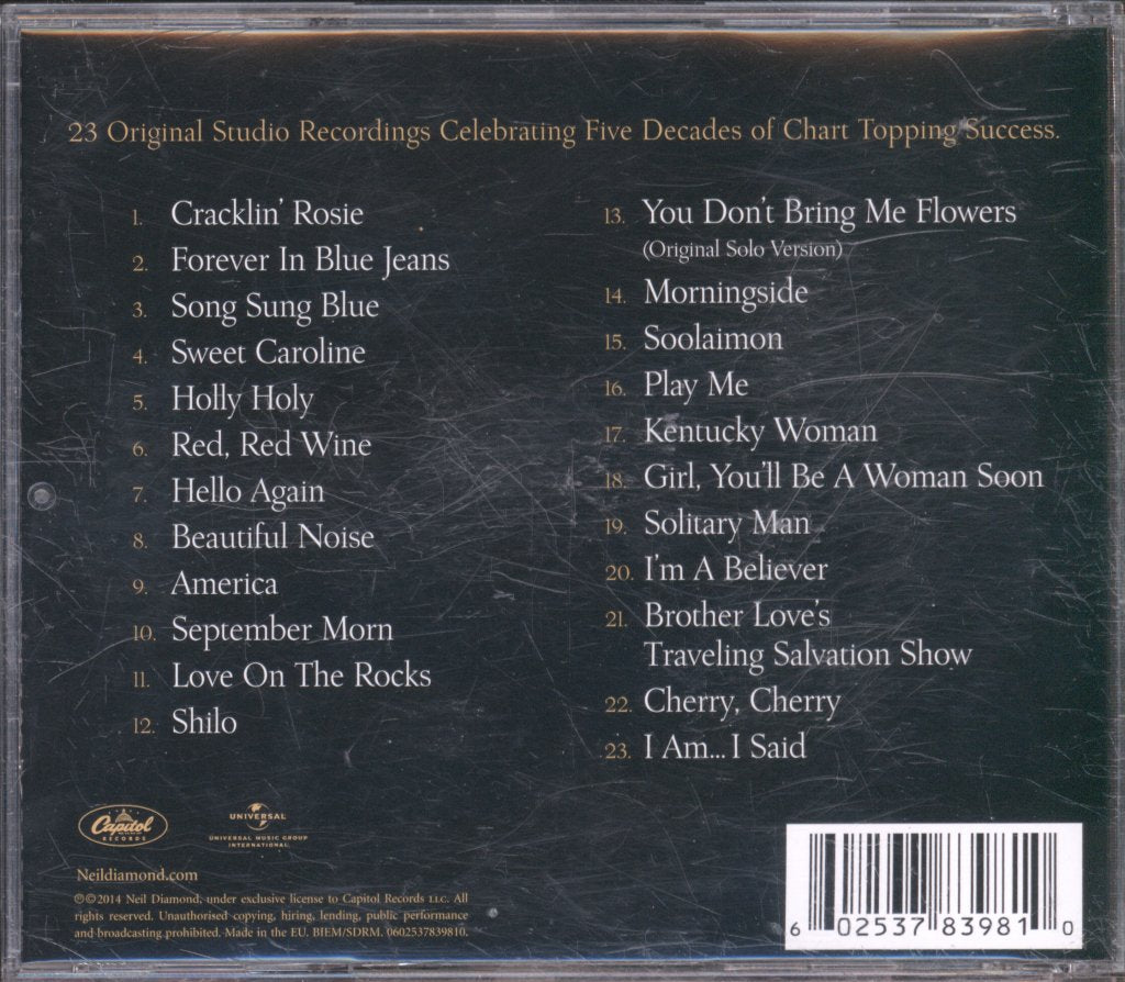 Neil Diamond - All-Time Greatest Hits - Cd