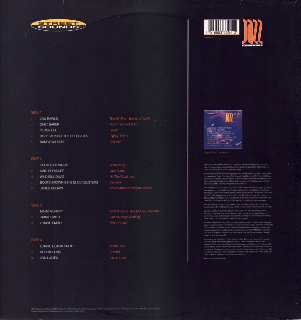 Various Artists - Jazz Juice # 2 - Double Lp