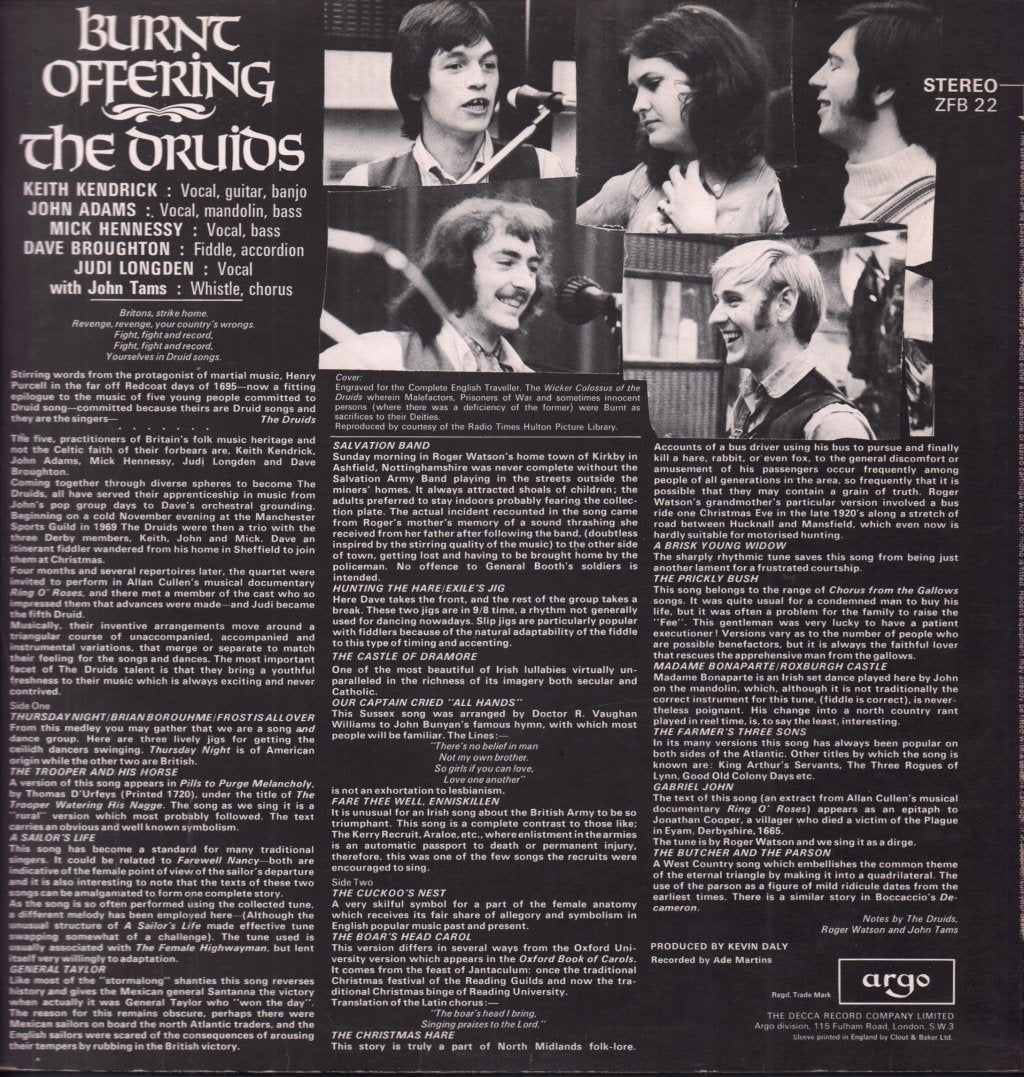 Druids - Burnt Offering - Lp