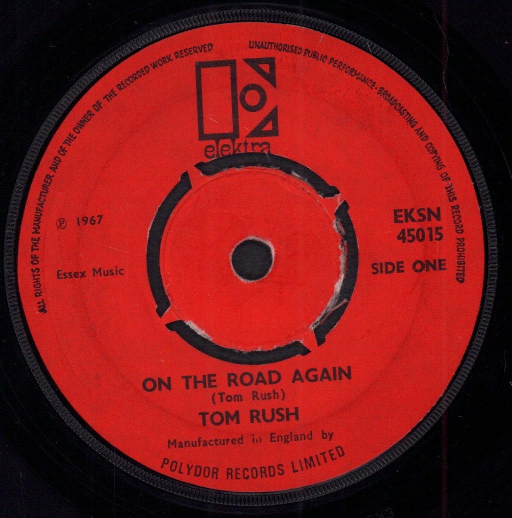 Tom Rush - On The Road Again - 7 Inch