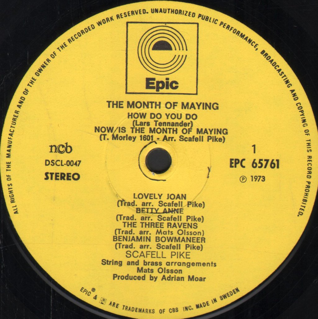 Scafell Pike - Month Of Maying - Lp