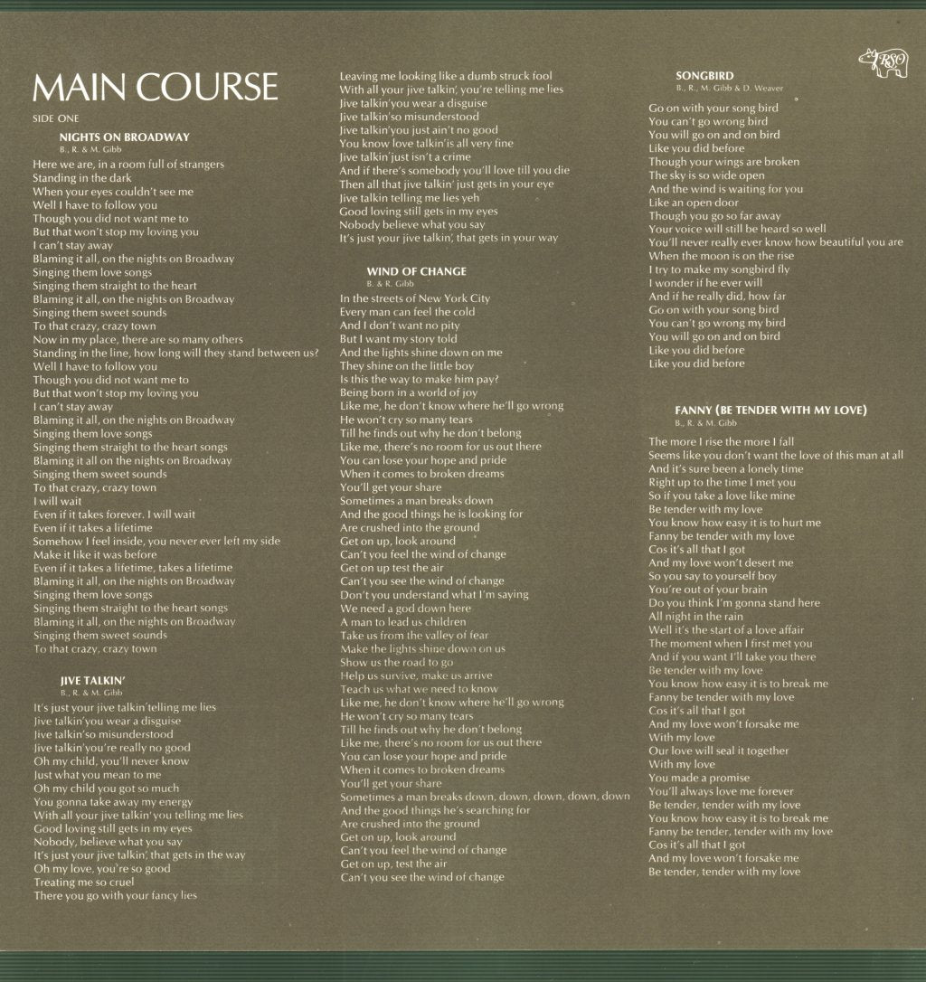 Bee Gees - Main Course - Lp