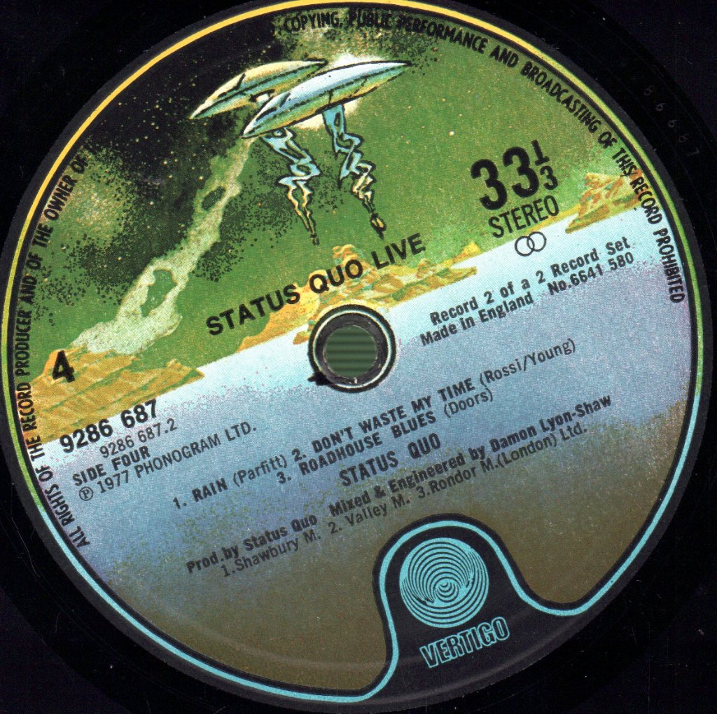 Status Quo - Live - Double Lp
