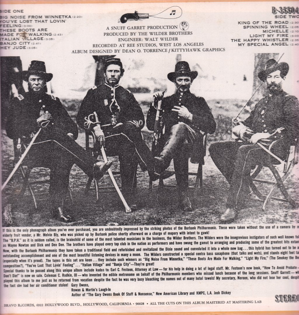 Burbank Philharmonic - First Album (Maybe The Last) - Lp